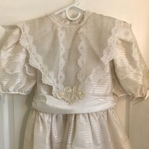 Beautiful organza and lace communion dress